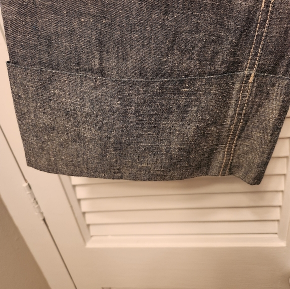 Calvin Klein ankle length pants, blue, size 6 - Picture 3 of 4